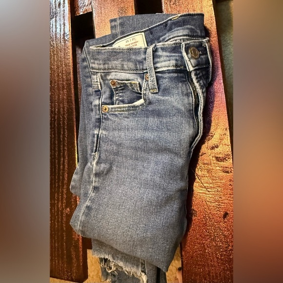 GAP Blue Skinny Jeans High Rise; 0/25 - Picture 6 of 6